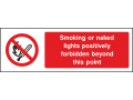 Smoking Or Naked Lights Forbidden - Landscape